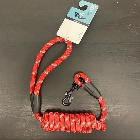 Pet Religion Other - Heavy Duty Dog Nylon Leash Long 1/2 x 6FT Red